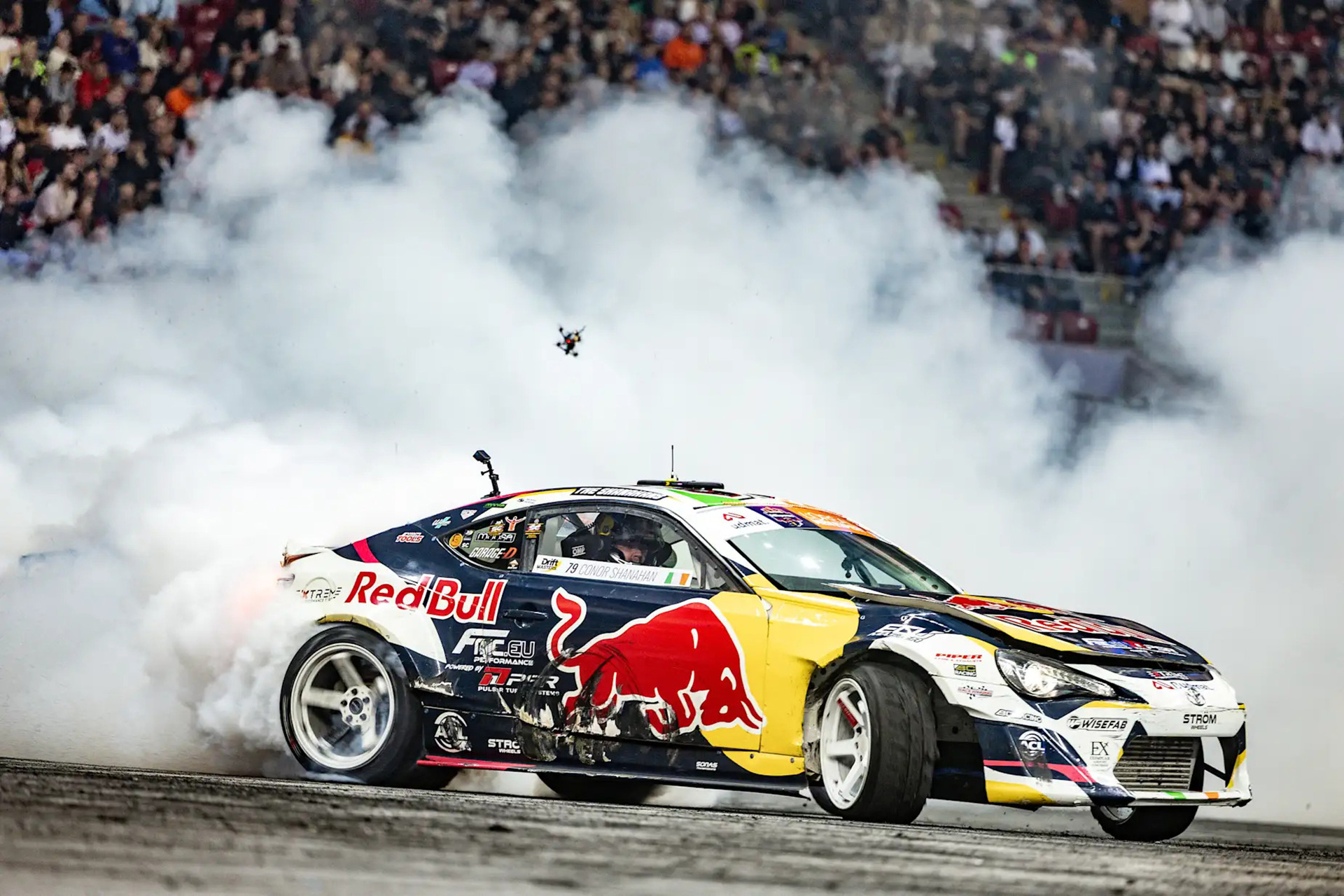 Serhii Sytar commentating on drifting